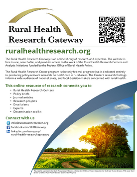 Example of a promotional flyer